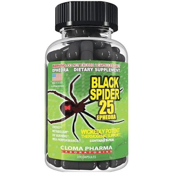 Cloma Pharma Laboratories Black Spider 100 Cap