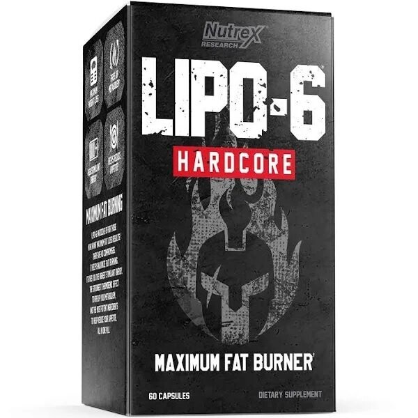 Nutrex Lipo 6 Black Hardcore 60 Cap