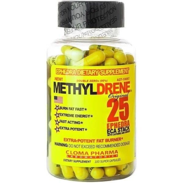 Cloma Pharma  MethylDrene 25 Amarillo 100 Cap