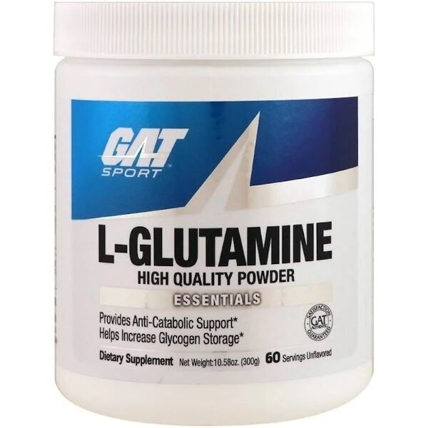 Gat L-Glutamine 300 Gr 60 Serv