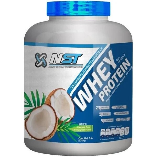 NST Whey Protein + Omega 3 5 Lb 65 Serv