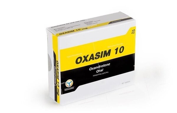 Oxasim 10 Oxandrolona, 80 Tabletas de 10 MG.  Novocrine