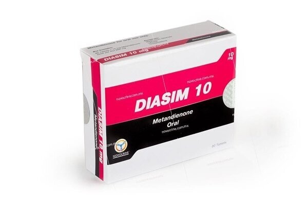 Diasim 10 Methandienone, Dianabol, 80 Tabletas de 10 Mg. Novocrine