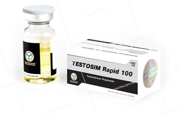 Testosim Rapid 100 Propionato de Testosterona,  10ML. Novocrine