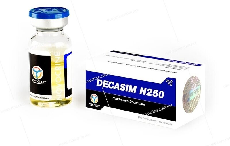 Decasim 250, Decanato de Nandrolona 10ML. Novocrine