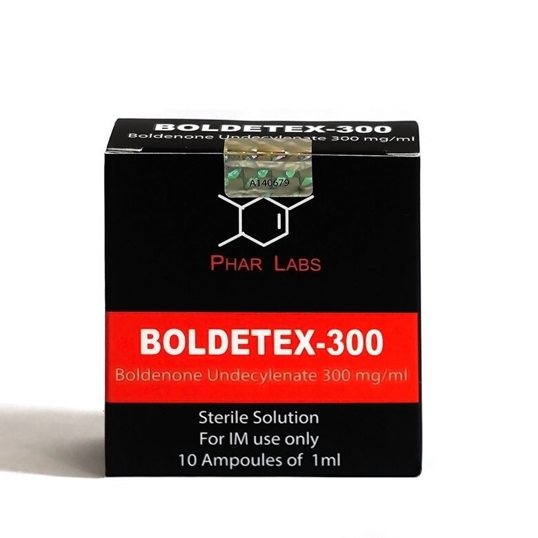 Boldetex-300 Boldenone Undecylenato 10 amp de 1ml. con 300mg/ml. Phar Labs