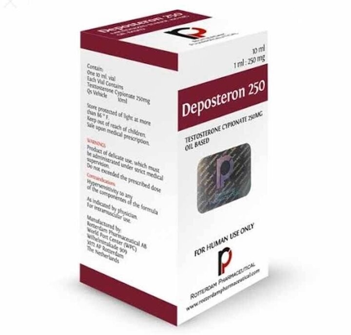 Deposteron 250 Testosterona CIpionato 250mg 10Ml. Rotterdam