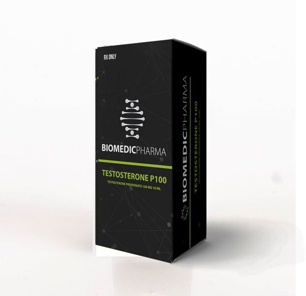 Testosterone P100 Propionato 10 ML. Biomedic Pharma