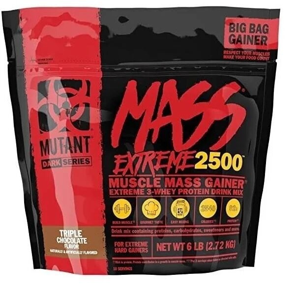 Mutant Mass XXXtreme 2500 6 Lbs 10 Serv