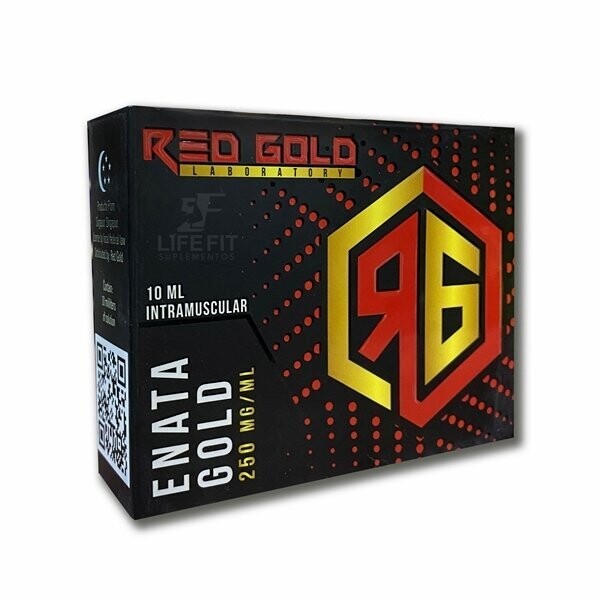 Enata Gold 250 Mg 10 Ml Enantato de Testosterona. Red Gold