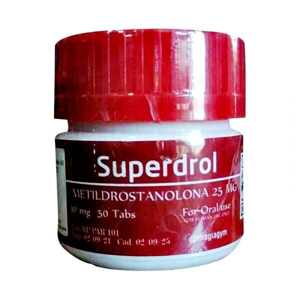 Superdrol Metildrostanolona 25mg 50 Taletas. Rotterdam