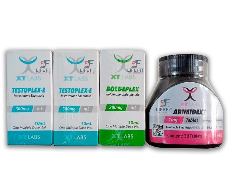 Ciclo Hombre Volumen Principiantes 2, Testosterona y Boldenona Xt Labs