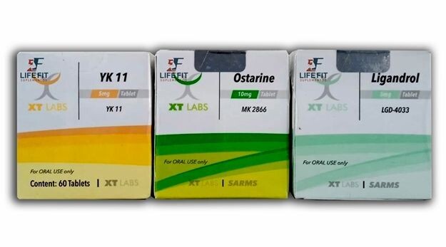 Ciclo SARMs 2 Hombre Volumen  Intermedio, Ligandrol, Ostarine y Yk11