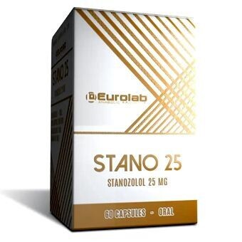 Stano 25 Stanozolol 25 mg. 60 Capsulas Eurolab