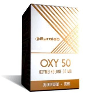 Oxy 50 Oxymetholona 50 mg. 60 Capsulas Eurolab