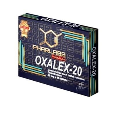 Oxalex-20 Premium, Oxandrolone  60 Tabletas de 20 mg,  Phar Labs