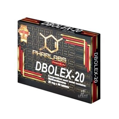 Dbolex 20 Premium, Dianabol 60 Tabletas de 20mg. Phar Labs