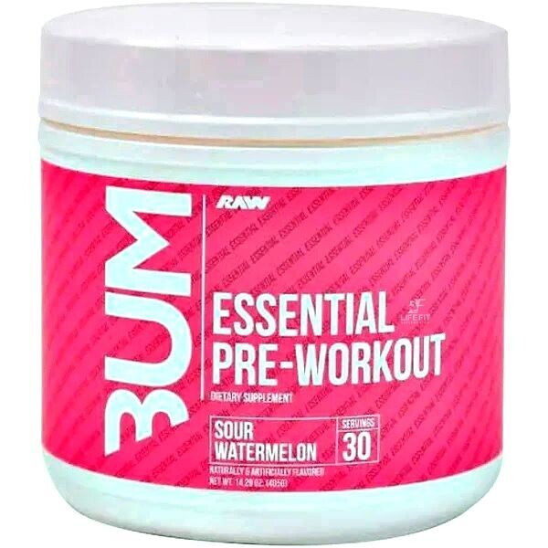 Raw Cbum Essential Pre Workout 30 Serv