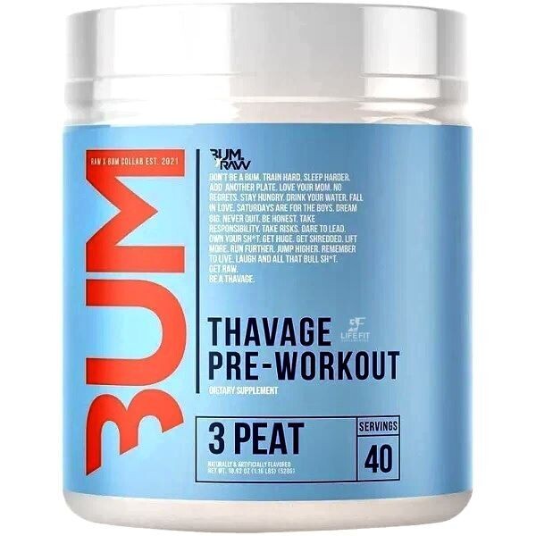 Raw Cbum Thavage Pre Workout 40 Serv