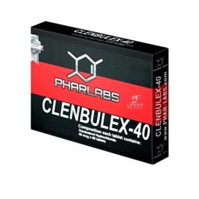 Clenbulex-40 Clenbuterol 60 Tabletas de 40mcg. Phar Labs