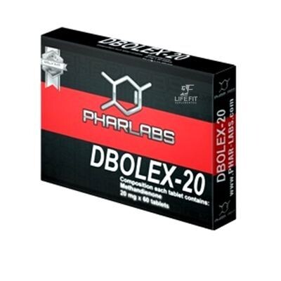 Dbolex-20 Dianabol 60 Tabletas de 20mg. Phar Labs