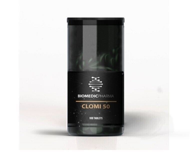 Clomi 50 Clomifeno, 50MG 100 Tabletas Biomedic Pharma