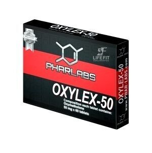 Oxylex-50 Oximetolona
50 Tabletas de 50mg. Phar Labs