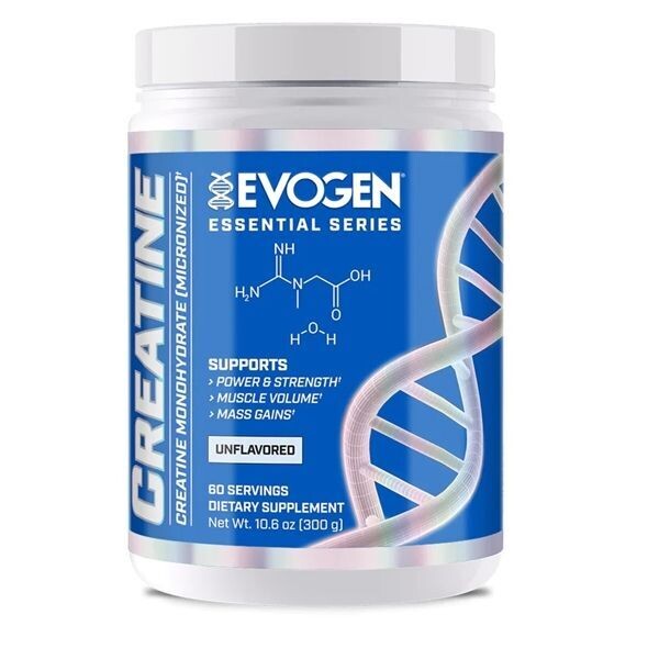 Evogen Creatina Monohidrato 300 Gr 60 Serv
