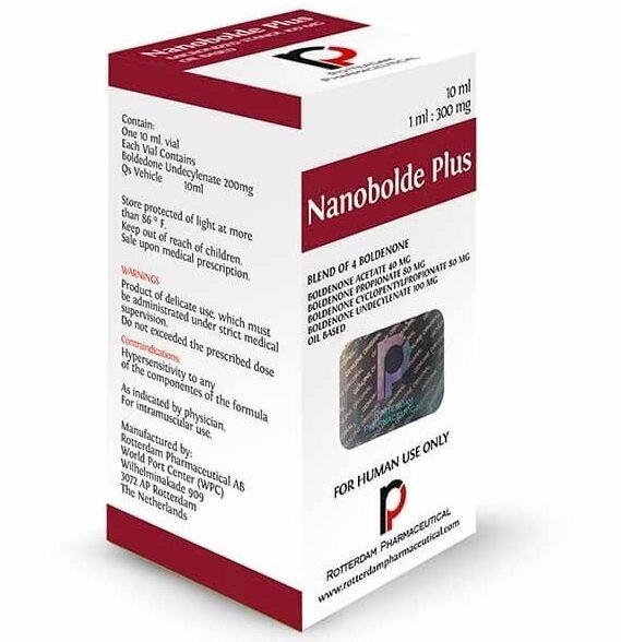Nanobolde Plus Mix de cuatro Boldenonas 300MG/10ML Rotterdam