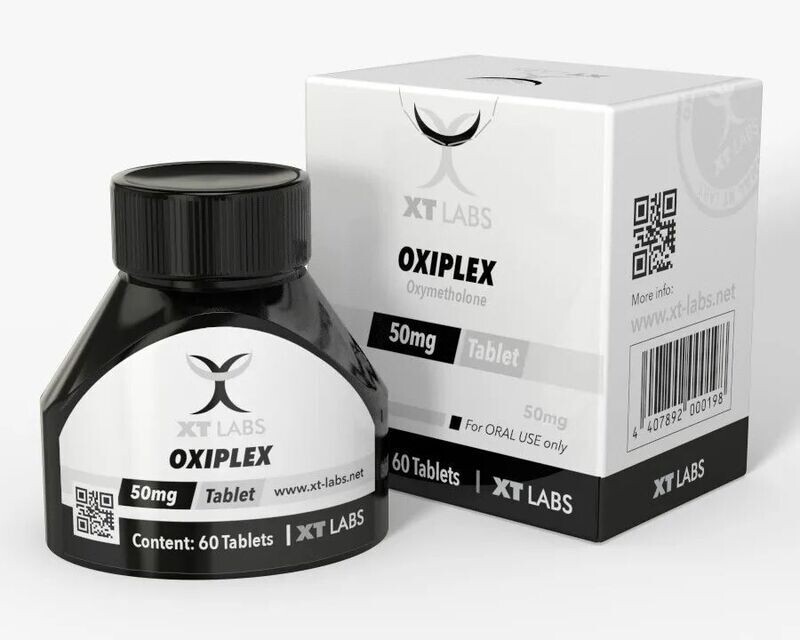 Oxiplex Oximetalona 50Mg. 60 Tabletas. Xt Labs