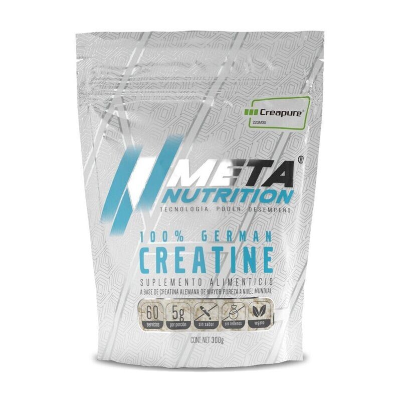 Meta Nutrition 100% German Creatine - Creapure® 300 Gr 60 Serv