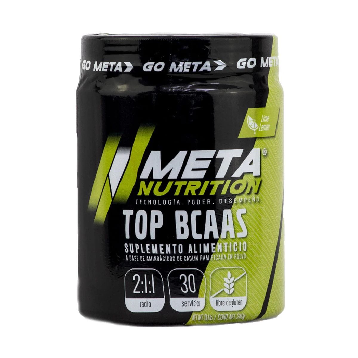 Meta Nutrition Top Bcaas 30 Serv