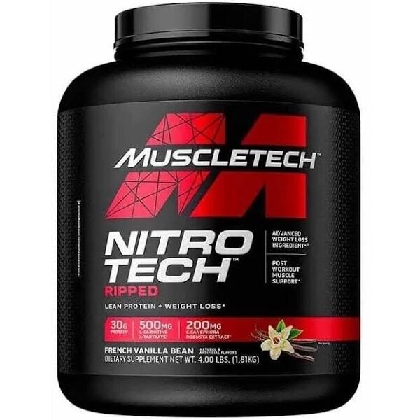 Muscletech Nitro-Tech Ripped 4 Lb Muscletech Nitro-Tech Ripped 4 Lb