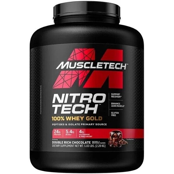 Muscletech Nitro-Tech 100% Whey Gold 5.03 Lb Muscletech Nitro-Tech 100% Whey Gold 5.03 Lb