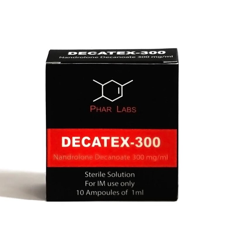 Decatex-300 Decanoato de Nandrolona 10 amp con 300mg/ml. Phar Labs Decatex-300 Decanoato de Nandrolona 10 amp con 300mg/ml. Phar Labs