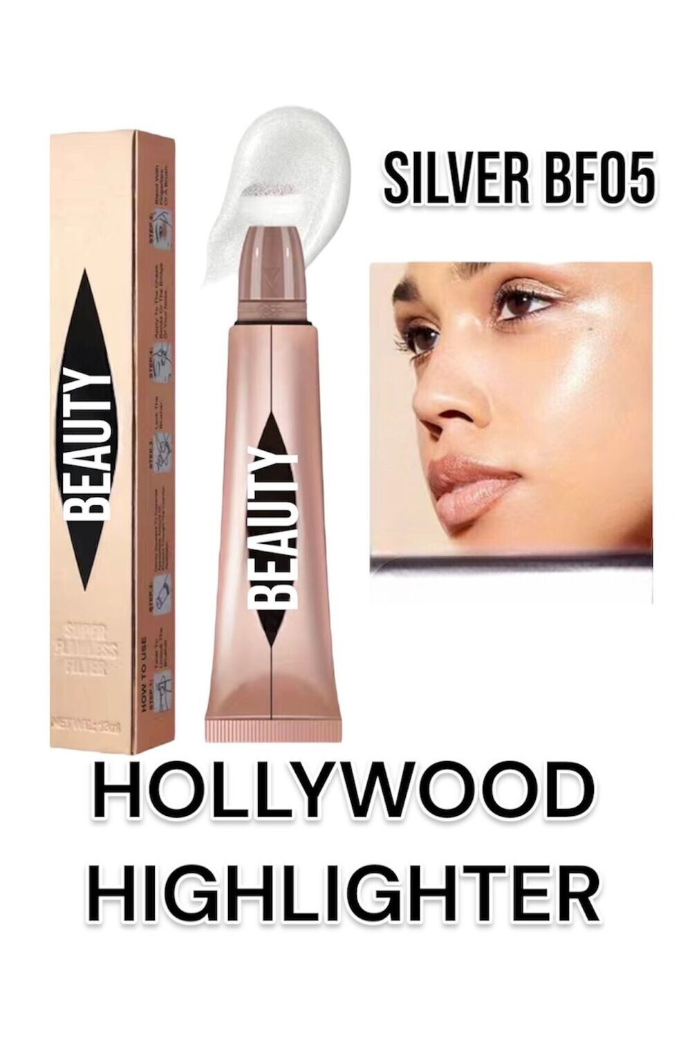 The Hollywood Star Highlighter Silver BF05