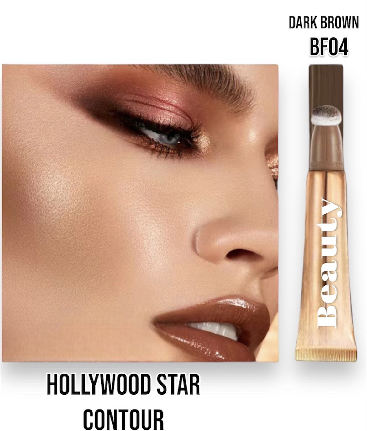 The Hollywood Star Contour Dark Brown BF03 The Hollywood Star Contour Dark Brown BF03