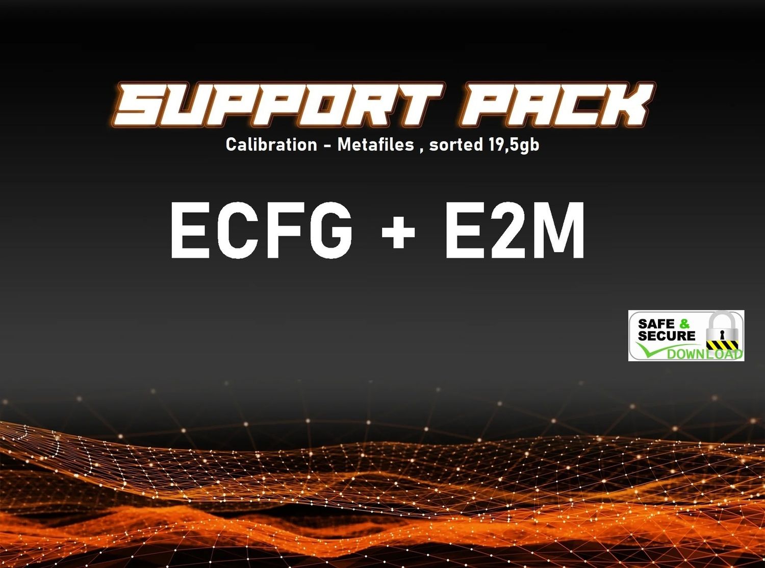 ECFG + E2M Meta files calibration&#39;s collection 19,5GB