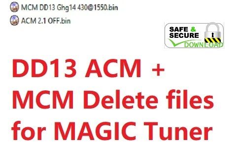 Detroit Diesel DD13 MCM ACM DELETES .bin files FOR MAGIC TUNER