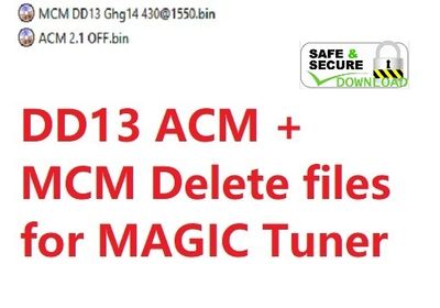 Detroit Diesel DD13 MCM ACM DELETES .bin files FOR MAGIC TUNER