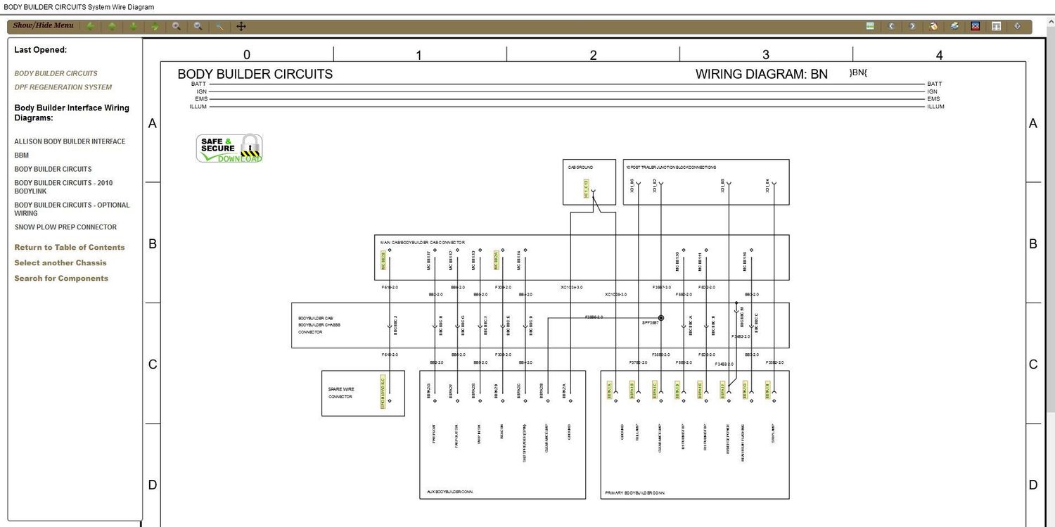 MACK Wiring Diagrams - Electrical schematics 2000-2018 2.35GB
