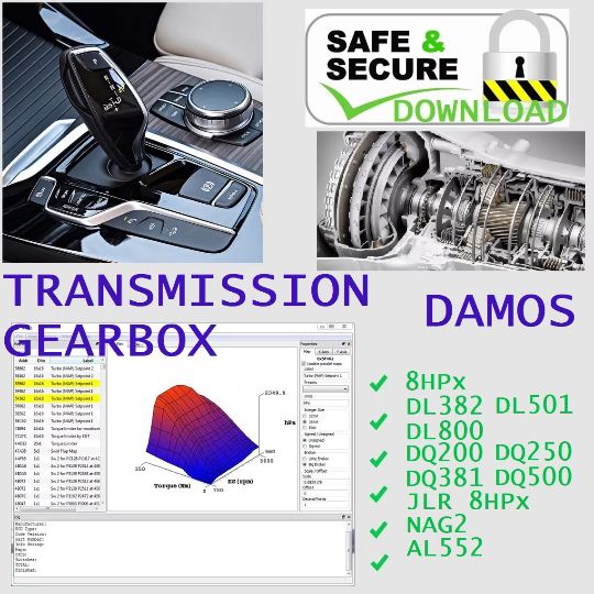 Transmission Gearbox chiptuning DAMOS files