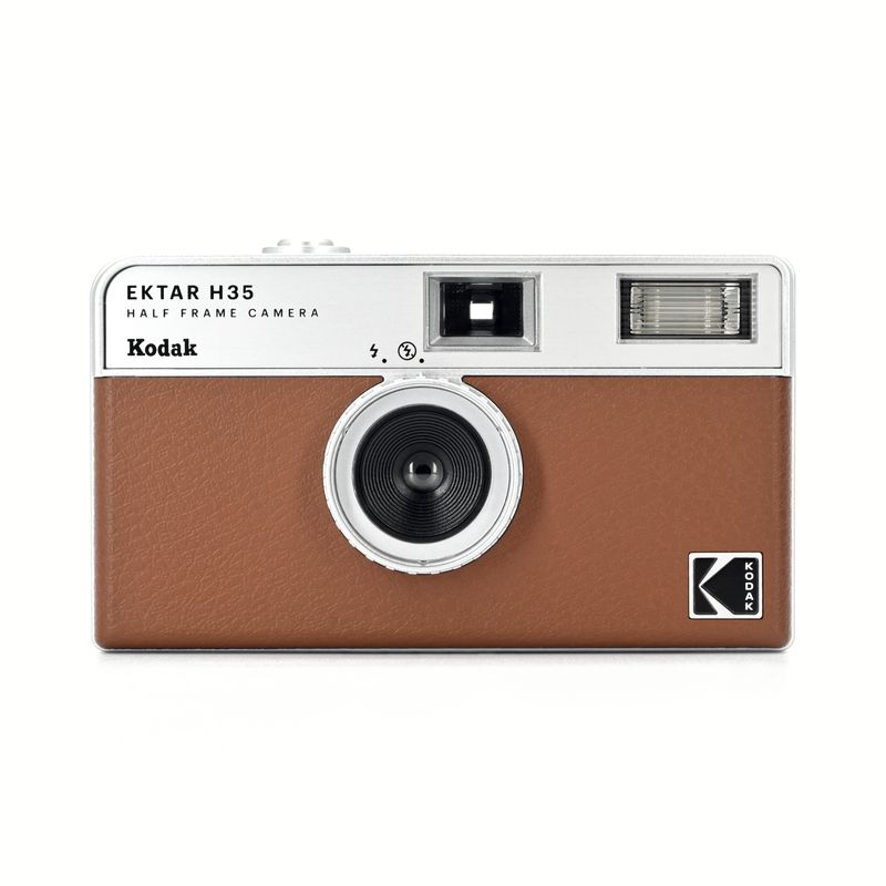 CÁMARA ANALÓGICA KODAK EKTAR H35 Half Frame MARRÓN / 72 fotos por rollo 