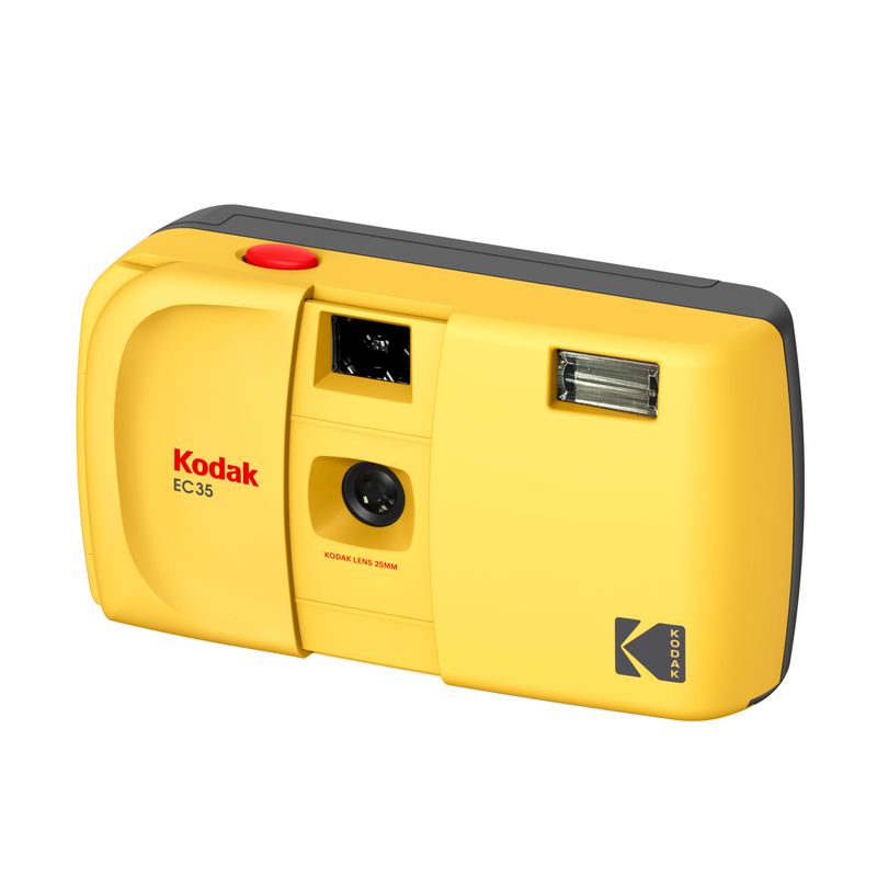 KODAK EC35 35mm Film Camera / Butter Yellow