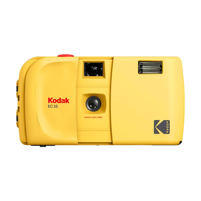 KODAK EC35 35mm Film Camera / Butter Yellow