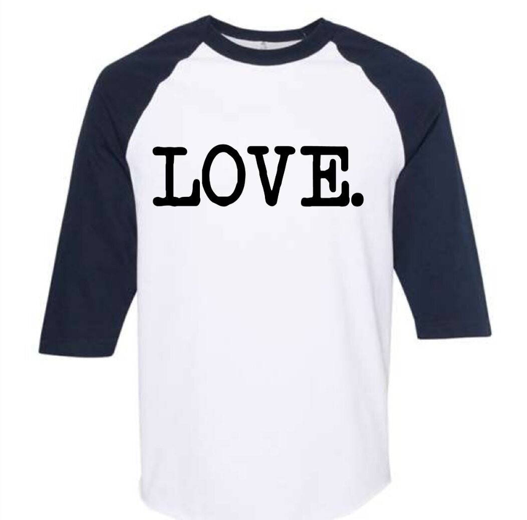 LOVE. Logo Jersey shirt