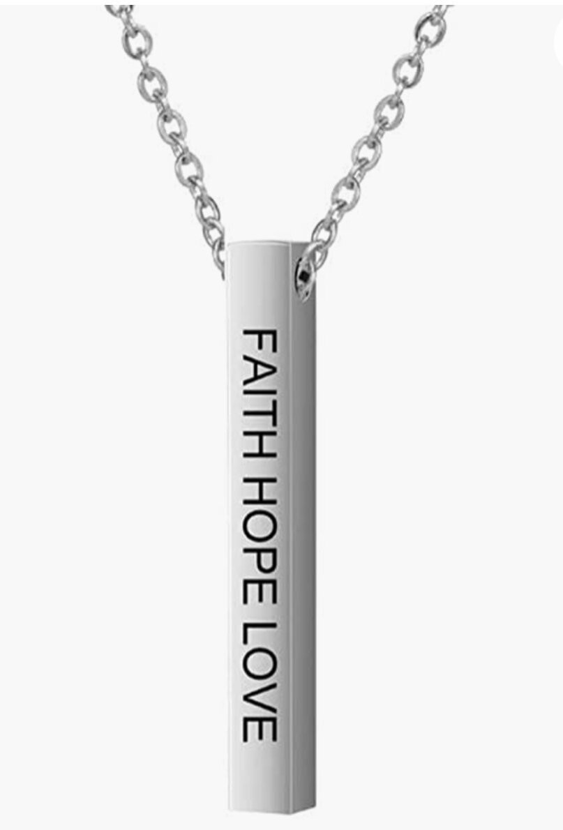 FAITH HOPE LOVE Necklace