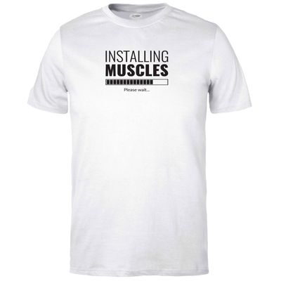 Installing Muscles T-shirt