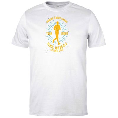 Running is about Inner Peace T-shirt
