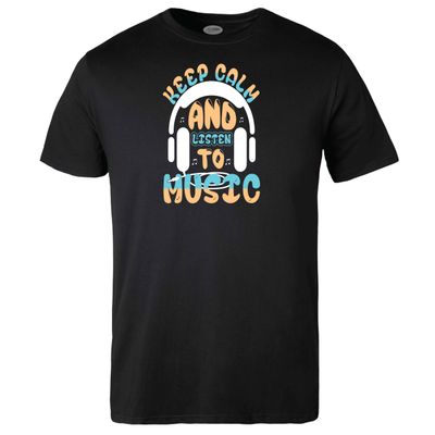 Keep Calm and Listen to Music T-shirt